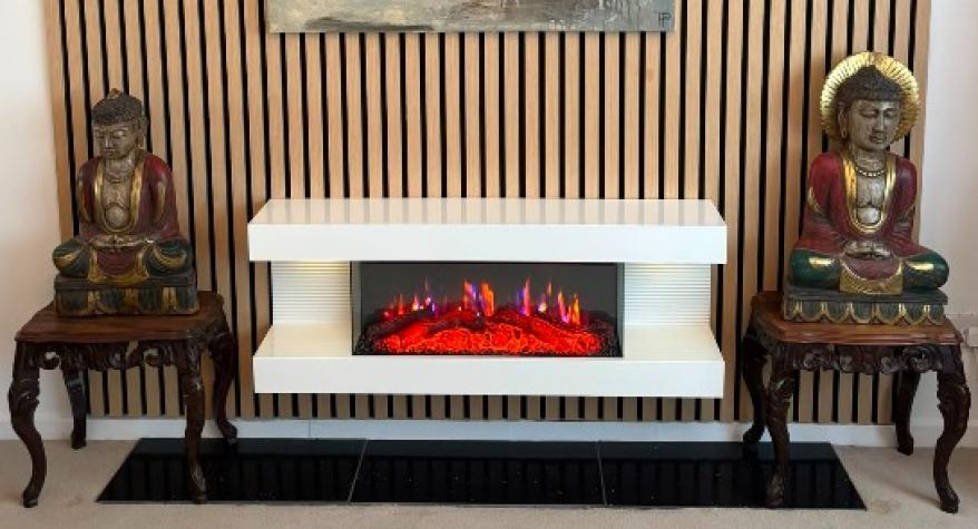 Electric Fireplace Installation in Hassocks